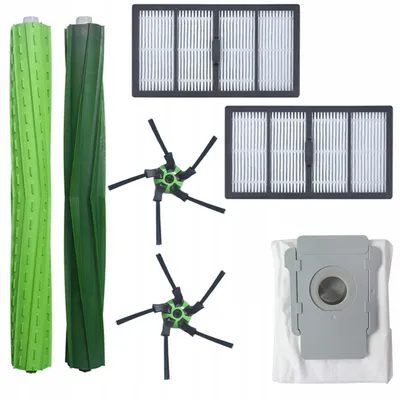 Obrázok produktu pre Sada náhradných dielov kompatibilná s príslušenstvom vysávača iRobot Roomba Valčekové kefy HEPA filter