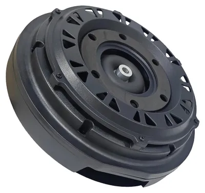 Obrázek produktu pro Aktivní subwoofer do auta, 30 cm, plochý design, určený pro umístění do prostoru rezervního kola, výkon 800 W, integrovaný zesilovač, dálkové ovládání