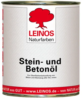 Produktbild von LEINOS Stein- und Betonöl 254 – 0,75 L – Öl zur natürlichen Oberflächenbehandlung von Beton, Estrich & Steinzeug innen – atmungsaktiv & lösemittelfrei