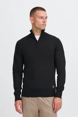 Produktbild von Blend BHFilip Herren Strickpullover Troyer Feinstrick Pullover Baumwollmischung regular fit