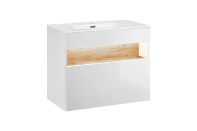 Obrázek produktu pro Koupelnová skříňka pod umyvadlo BAHAMA WHITE 80 cm