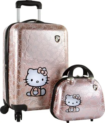 Produktbild von Heys Sanrio Hello Kitty - 4-Rollen-Kindertrolley Beautycase 2tlg. 53 cm erw. (Hello Kitty)