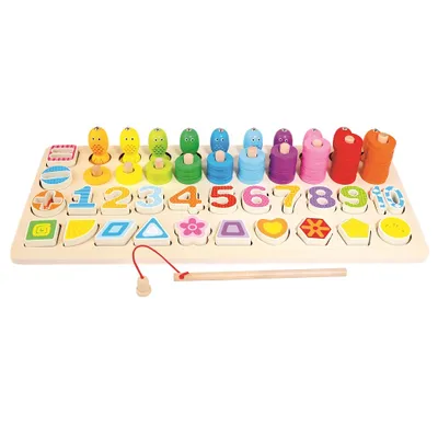 Image de Bino Jeu éducatif en bois pour enfants