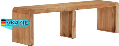 Produktbild von Sitzbank NIKI 160x38x45 cm Massivholz Akazie | Küchenbank Esszimmerbank Flurbank ohne Rückenlehne