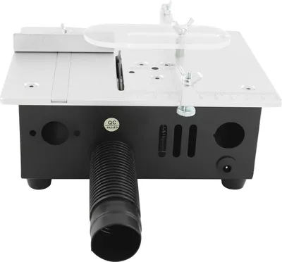 Image de Scie circulaire de table compacte - 96W, 24V DC - 18x14x8 cm - Scie compacte - 5000 tr/min - Lame de scie de 63 mm pour bois, circuits imprimés, acrylique - Noir et argent