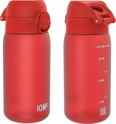 Image de ION8 | Gourde 350 ml - Rouge - Sans BPA - Écologique - Avec embout Smooth Flow