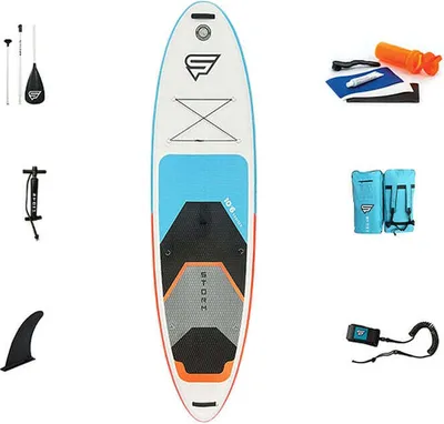 Produktbild von Storm Freeride Sup Board (Belastbarkeit 180 kg!) – 6-teiliges Set – 320 cm