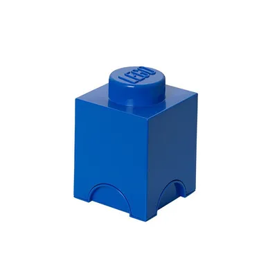 Image de LEGO® Boîte de rangement bleue 12,5x12,5x18 cm