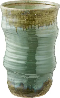 Produktbild von Grüne Blumenvase mit einer Breite von 22 cm und einer Höhe von 35 cm