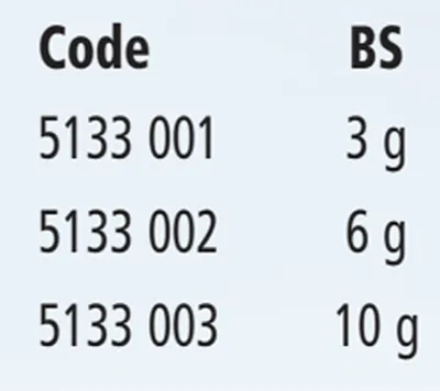 Produktbild von Zebco 3g Knicklichtpose Tropfenform