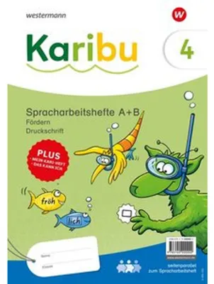 Obrázok produktu pre Karibu. Paket Spracharbeitshefte Fördern 4 (A + B) Ausgabe 2024