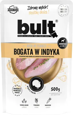 Obrázek produktu pro BULT Bohaté na krůtí maso – mokré krmivo pro psy – 24 x 500 g