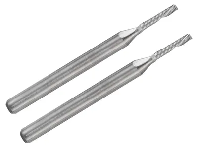 Produktbild von Spiralfräser mit 1/8" Schaft, 1,5 mm x 8 mm aus Vollhartmetall, 2 Stück