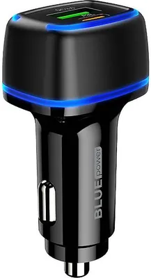 Zdjęcie produktu dla BLUE Power BBZ14A - Ładowarka samochodowa 20W - 1xUSB-1A. 1xUSB-C - czarna