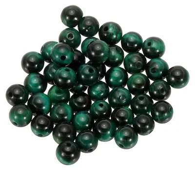 Aventurin Perlen 6 mm, 45 Stück, runde Edelsteinperlen, grün