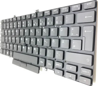 Produktbild von DEUTSCHE - Schwarz Tastatur Keyboard mit Beleuchtung kompatibel für Dell Latitude 14 5411-CVYW4