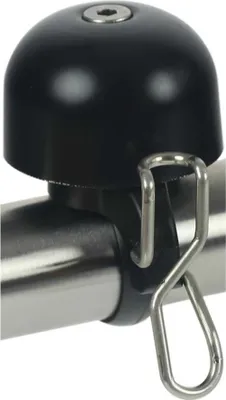 Produktbild von Widek Fahrradklingel Büroklammer Miniklingel Büroklammer Mini Kunststoff Alu, schwarz