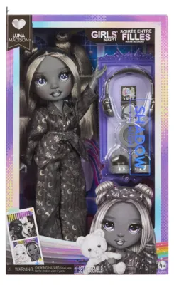 Obrázok produktu pre Rainbow High Shadow High Fashion Doll Girls' Night - Luna (grey hair), Modelka, Žena, 4 rok / roky, Chlapec / dievča, 260 mm, Šedá