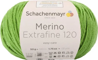 Produktbild von Schachenmayr Merino Extrafine 120, 50g Apple Green Handstrickgarne