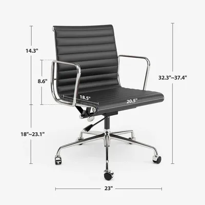 Obrázok produktu pre Kancelárska stolička - Kancelárske stoličky - Ergonomický dizajn - Nastaviteľná výška