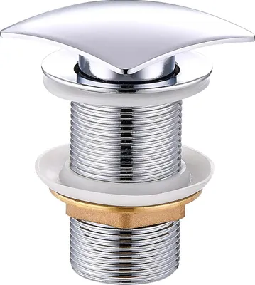 Image de sortie de lavabo click-klak square chrome (79916-00)