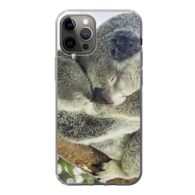Produktbild von MuchoWow® Handyhülle Schutzhülle Hülle für iPhone 12 Pro Koalas - Plüschtier - Tiere - Kinder - Jungen - Mädchen Silikon Softcase Handy Hülle - Abdeckung