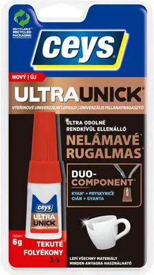 Obrázek produktu pro Lepidlo Ceys Ultraunick, sekundové, tekuté, 6 g
