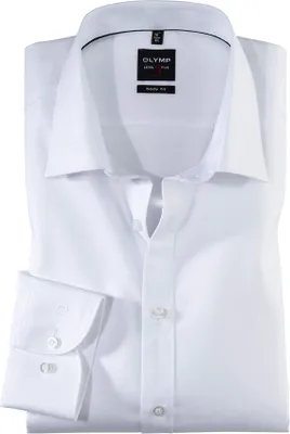 Produktbild von OLYMP Level 5 body fit overhemd, wit twill
