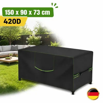 Produktbild von 420D Oxford Stoff Schutzhülle Abdeckplane Gartenmöbel Wasserdicht Winterfest