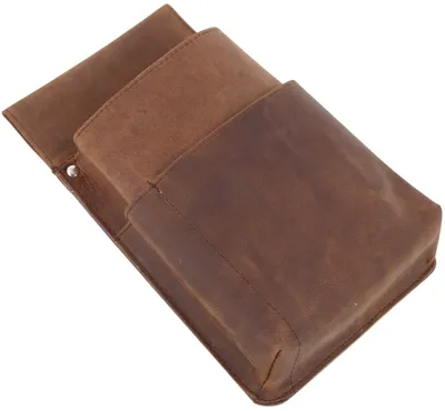 Image de Alassio 42195 Alassio sac banane pour porte-monnaie de serveur, cuir Hunter, marron