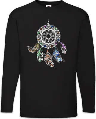 Produktbild von Urban Backwoods Dreamcatcher II, Langarm T-Shirt, Farbe: Schwarz, Größe: 2XL