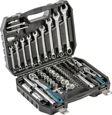 Produktbild von Hogert Technik Werkzeug-Set Werkzeugsatz HT1R225 Chrom-Vanadium-Stahl