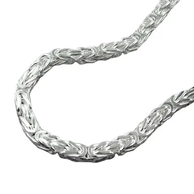 Produktbild von Kette ca.2mm Königskette vierkant glänzend Silber 925 45cm 2mm