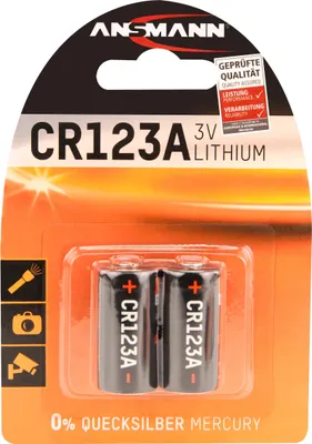 Produktbild von ANSMANN Lithium Batterie CR123A / CR17335
