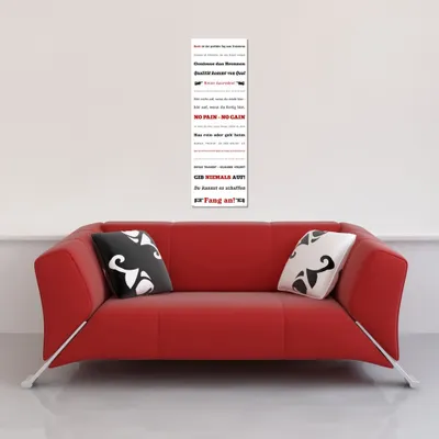 Produktbild von Empireposter 691910, 1 Stück(e), Informativ, Motivational, GYM Training - Keine Ausreden! Weiß, Rechteck, Junge/Mädchen