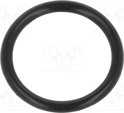 Produktbild von 10x O-ring Dichtung schwarz ØInn: 12mm NBR Thk: 1,5mm -30÷100°C 01-0012.00X 1.5