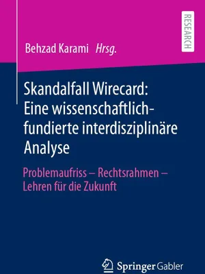 Produktbild von Skandalfall Wirecard: Eine wissenschaftlich-fundierte interdisziplinäre Analyse