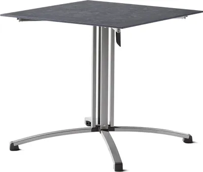 Produktbild von Gartentisch >5330-20< in Schiefer anthrazit, Polytec® - 80x73x80cm (BxHxT)