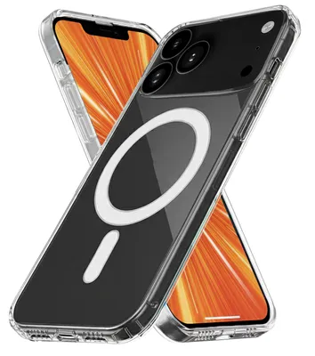 Produktbild von R2B Hülle für iPhone 17 Pro & MagSafe – Transparent – Inkl. Displayschutz