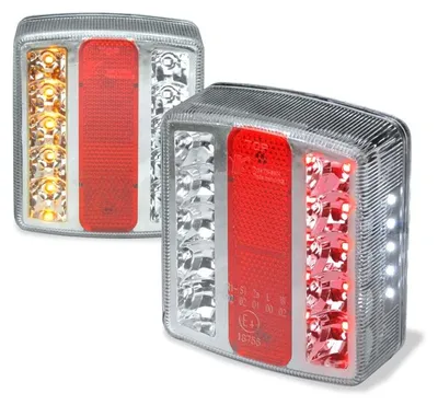 Produktbild von 2x Wohnwagen Anhänger LED Rückleuchte Rücklicht Heckleuchte Beleuchtung 12V