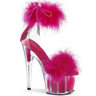 Produktbild von ADORE-724F Damen Sandale von Pleaser, Transparent Pink , EU 41, US 11