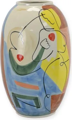 Productafbeelding van A Porcelain Vase Handpainted