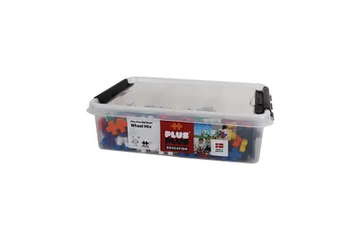 Obrázok produktu pre Plus Plus BIG GO! 200 Basic Mix, 5 tanierov a 20 koliesok