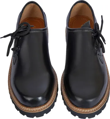 Produktbild von Haferlschuhe Trachtenschuhe aus Glattleder Original-Handmachart, Schuhgröße:46, Farbe:Schwarz
