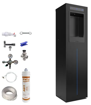 Produktbild von Wassersprudler Sprudelwasser Gerät Anlage H2Office Pro Plus schwarz Komplettset
