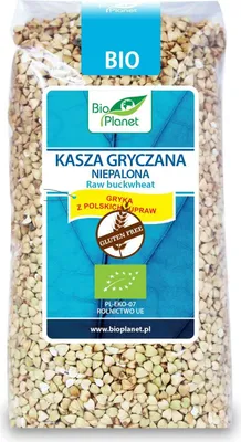 Produktbild von UNGERÖSTETE GLUTENFREIE -BUCHWEIZENGRÜTZE 500 g –  PLANET