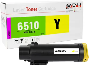Produktbild von Xerox 106R03692 kompatibler Toner Gelb - Phaser 6510DN 6510N WorkCentre 6515DN 6515N