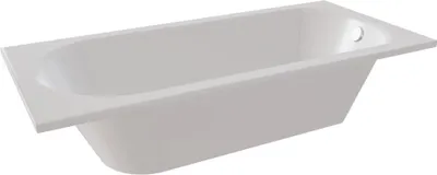 Produktbild von Aqua For You | Badewanne - Besco Rechteckige Badewanne - 160 x 75 Cm - Antibakterielle Beschichtung - Mit Siphon Und Füßen - Acrylbadewanne