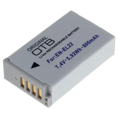 Image de OTB - Batterie de rechange compatible avec Nikon EN-EL22 - 7,4 Volt 800mAh Li-Ion