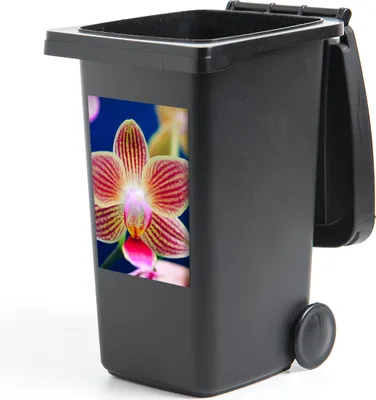 Obrázok produktu pre MuchoWow® Nálepka na odpadkový kôš - Podľa Orchidea - 60x40x0.1cm